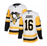 Youth Adidas Pittsburgh Penguins #16 Josh Jooris Authentic White Away NHL Jersey