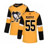 Youth Adidas Pittsburgh Penguins #55 Larry Murphy Authentic Gold Alternate NHL Jersey
