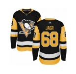 Youth Adidas Pittsburgh Penguins #68 Jaromir Jagr Premier Black Home NHL Jersey