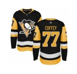 Youth Adidas Pittsburgh Penguins #77 Paul Coffey Premier Black Home NHL Jersey