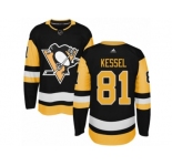 Youth Adidas Pittsburgh Penguins #81 Phil Kessel Authentic Black Home NHL Jersey