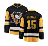 Youth Pittsburgh Penguins #15 Riley Sheahan Fanatics Branded Black Home Breakaway NHL Jersey
