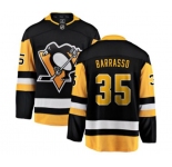 Youth Pittsburgh Penguins #35 Tom Barrasso Fanatics Branded Black Home Breakaway NHL Jersey