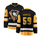 Youth Pittsburgh Penguins #59 Jake Guentzel Fanatics Branded Black Home Breakaway NHL Jersey
