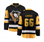 Youth Pittsburgh Penguins #66 Mario Lemieux Fanatics Branded Black Home Breakaway NHL Jersey