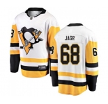 Youth Pittsburgh Penguins #68 Jaromir Jagr Fanatics Branded White Away Breakaway NHL Jersey