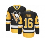 Youth Reebok Pittsburgh Penguins #16 Eric Fehr Premier Black Gold Third NHL Jersey