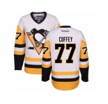 Youth Reebok Pittsburgh Penguins #77 Paul Coffey Premier White Away NHL Jersey