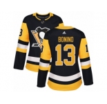 Women's Adidas Pittsburgh Penguins #13 Nick Bonino Premier Black Home NHL Jersey