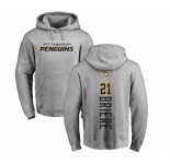 NHL Adidas Pittsburgh Penguins #21 Michel Briere Ash Backer Pullover Hoodie
