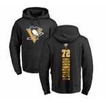 NHL Adidas Pittsburgh Penguins #72 Patric Hornqvist Black Backer Pullover Hoodie