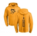 NHL Adidas Pittsburgh Penguins #8 Brian Dumoulin Gold One Color Backer Pullover Hoodie