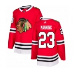 Adidas Chicago Blackhawks #23 Brandon Manning Premier Red Home NHL Jersey