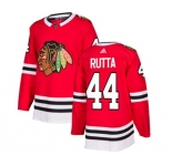 Adidas Chicago Blackhawks #44 Jan Rutta Authentic Red Home NHL Jersey