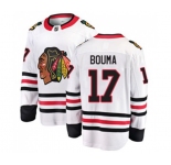 Chicago Blackhawks #17 Lance Bouma Fanatics Branded White Away Breakaway NHL Jersey