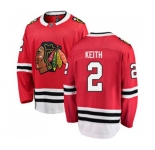 Chicago Blackhawks #2 Duncan Keith Fanatics Branded Red Home Breakaway NHL Jersey