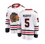 Chicago Blackhawks #5 Connor Murphy Fanatics Branded White Away Breakaway NHL Jersey