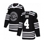 Men's Adidas Chicago Blackhawks #4 Bobby Orr Authentic Black 2019 Winter Classic NHL Jersey