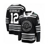 Men's Chicago Blackhawks #12 Alex DeBrincat Black 2019 Winter Classic Fanatics Branded Breakaway NHL Jersey