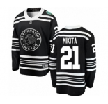 Men's Chicago Blackhawks #21 Stan Mikita Black 2019 Winter Classic Fanatics Branded Breakaway NHL Jersey