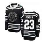 Men's Chicago Blackhawks #23 Michael Jordan Black 2019 Winter Classic Fanatics Branded Breakaway NHL Jersey