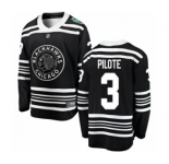 Men's Chicago Blackhawks #3 Pierre Pilote Black 2019 Winter Classic Fanatics Branded Breakaway NHL Jersey