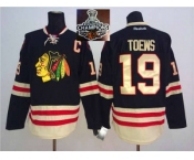 NHL Chicago Blackhawks #19 Jonathan Toews 2015 Winter Classic Black 2015 Stanley Cup Champions jerseys