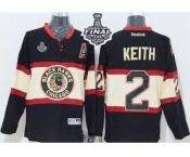 NHL Chicago Blackhawks #2 Duncan Keith Black New Third 2015 Stanley Cup Stitched Jerseys