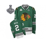 NHL Chicago Blackhawks #2 Duncan Keith Green 2015 Stanley Cup Stitched Jerseys