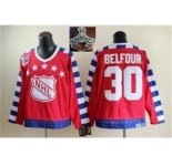 NHL Chicago Blackhawks #30 ED belfour all star 75th Anniversary red CCM 2015 Stanley Cup Champions jerseys