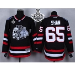NHL Chicago Blackhawks #65 Andrew Shaw Black(White Skull) 2014 Stadium Series 2015 Stanley Cup Stitched Jerseys
