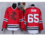 NHL Chicago Blackhawks #65 Andrew Shaw Red(Red Skull) 2014 Stadium Series 2015 Stanley Cup Champions jerseys