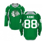 Reebok Chicago Blackhawks #88 Patrick Kane Premier Green Practice NHL Jersey