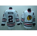 nhl chicago blackhawks #2 keith white
