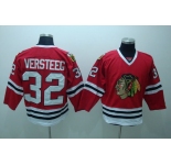 nhl chicago blackhawks #32 versteeg red