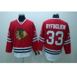 nhl chicago blackhawks #33 byfuglien red