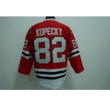 nhl chicago blackhawks #82 kopecky red