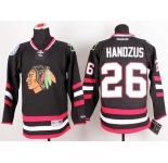 nhl jerseys chicago blackhawks #10 sharp black[2014 new stadium] (1)