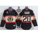 nhl jerseys chicago blackhawks #20 saad black New Third[2015 stanley cup]