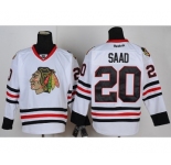 nhl jerseys chicago blackhawks #20 saad white