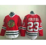 nhl jerseys chicago blackhawks #23 versteeg red
