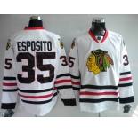 nhl jerseys chicago blackhawks #35 esposito white