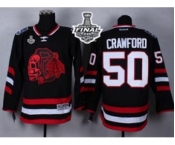 nhl jerseys chicago blackhawks #50 crawford black 2014 Stadium Series[2015 stanley cup]