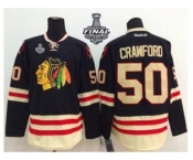nhl jerseys chicago blackhawks #50 crawford black 2015 Winter Classic[2015 stanley cup]