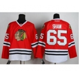 nhl jerseys chicago blackhawks #65 shaw red
