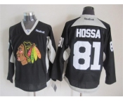 nhl jerseys chicago blackhawks #81 hossa black