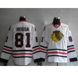 nhl jerseys chicago blackhawks #81 hossa white