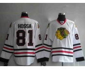 nhl jerseys chicago blackhawks #81 hossa white
