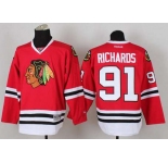 nhl jerseys chicago blackhawks #91 richards red
