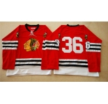 nhl jerseys mitchell and ness 1960-61 chicago blackhawks #36 noname red [throwback]